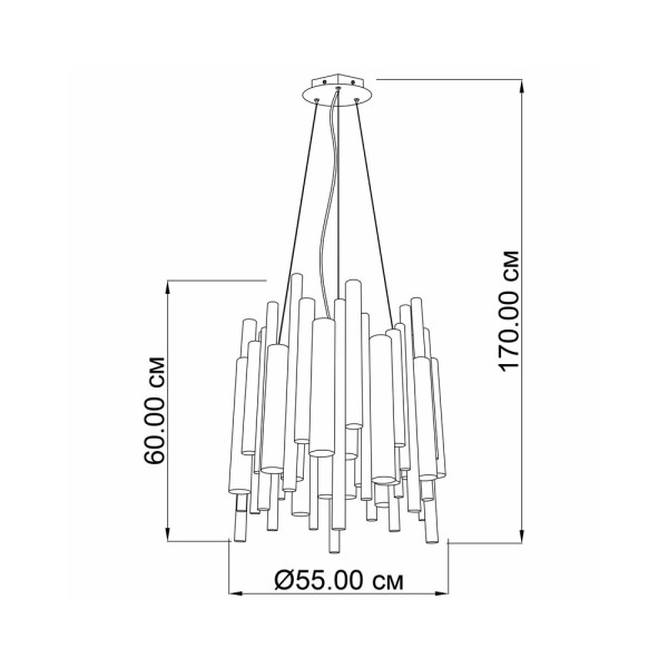 Люстра Imperium Light 1831955.05.05 Symphony - фото №2