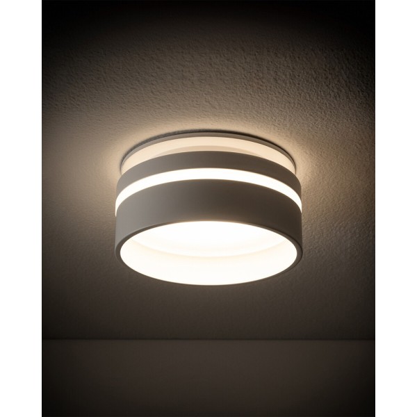 Точечный светильник Nowodvorski 10494 Mljet GU10 1x10W IP20 белый - фото №1