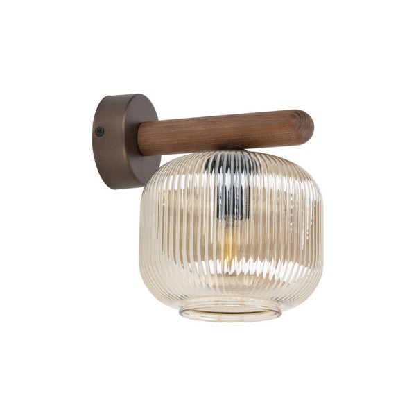 Бра, настенный светильник TK Lighting 11067 Salvia E14 1x10W IP20 коричневый