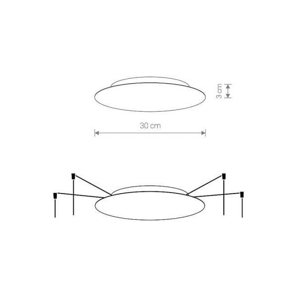 Потолочное основание для светильника Nowodvorski 8563 Cameleon Canopy 40W IP20 Bl - фото №1