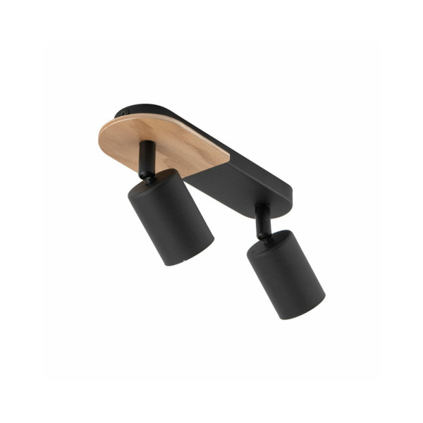 Світильник поворотний, спот TK Lighting 4674 Cover Wood GU10 2x10W IP20 - фото №2