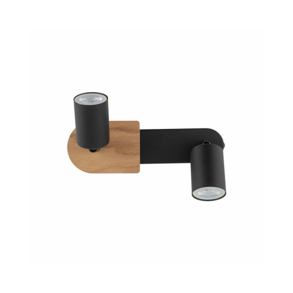 Світильник поворотний, спот TK Lighting 4674 Cover Wood GU10 2x10W IP20 - фото №3