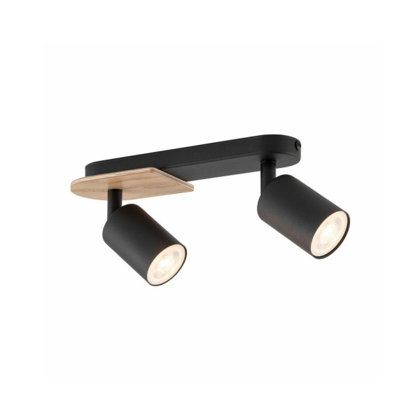 Світильник поворотний, спот TK Lighting 4674 Cover Wood GU10 2x10W IP20 - фото №4