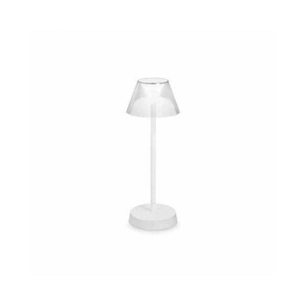 Настольная лампа с аккумулятором Ideal Lux 250281 Lolita TL Bianco