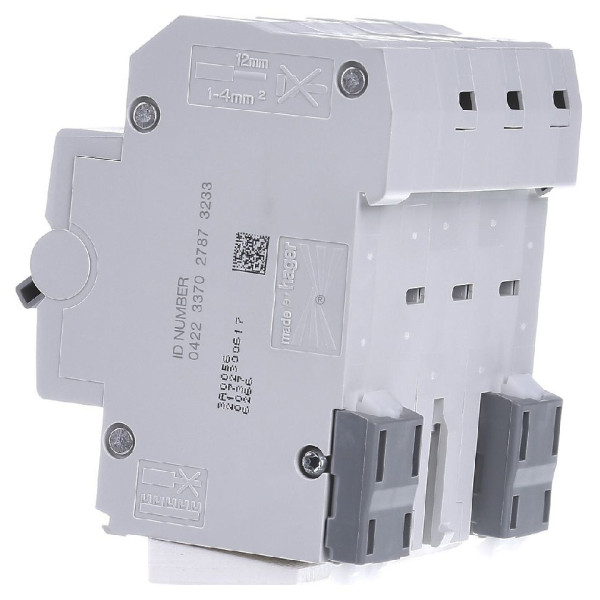 Диференціальний автоматичний вимикач Hager ADZ366D Зх(1п+N), C16А, 30мА - фото №2