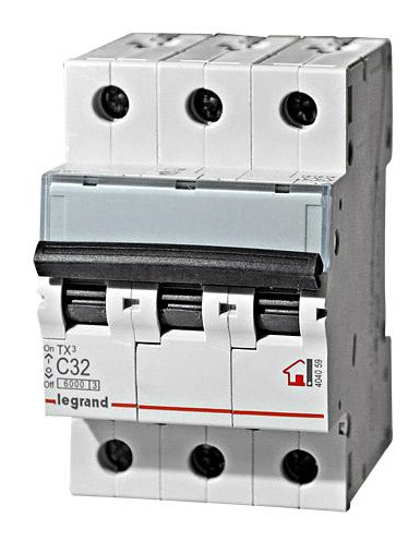 Автомат електричний C 10A 3П 6kA, Legrand