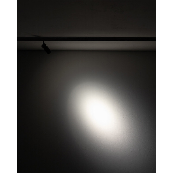 Магнитный трековый светильник Nowodvorski 11714 NANO-LVM Spot Zoom LED 1x5W 3000K 290Lm IP20 черный - фото №1