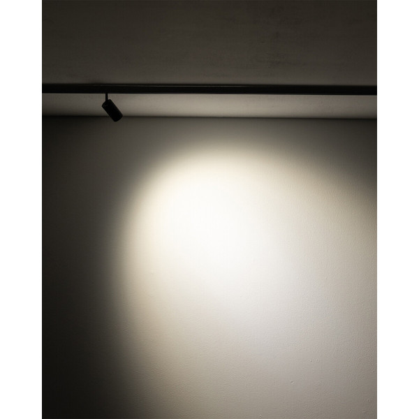 Магнитный трековый светильник Nowodvorski 11714 NANO-LVM Spot Zoom LED 1x5W 3000K 290Lm IP20 черный - фото №2