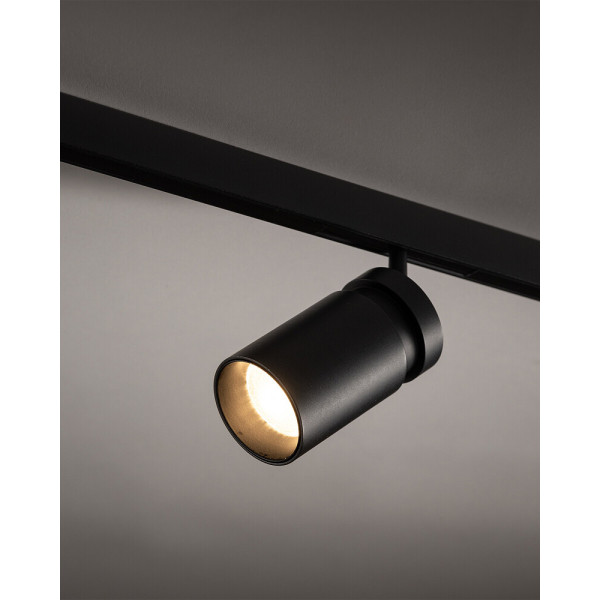 Магнитный трековый светильник Nowodvorski 11714 NANO-LVM Spot Zoom LED 1x5W 3000K 290Lm IP20 черный - фото №3