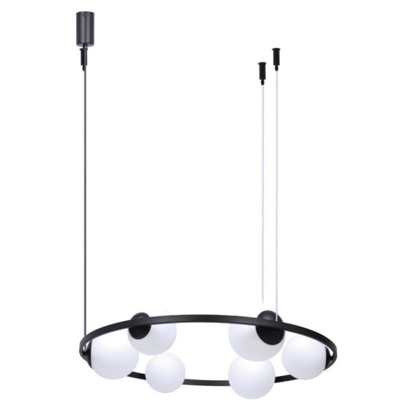 Люстра Zuma Line 5007 Orbit E27+E14 6x40W IP20 Чорна