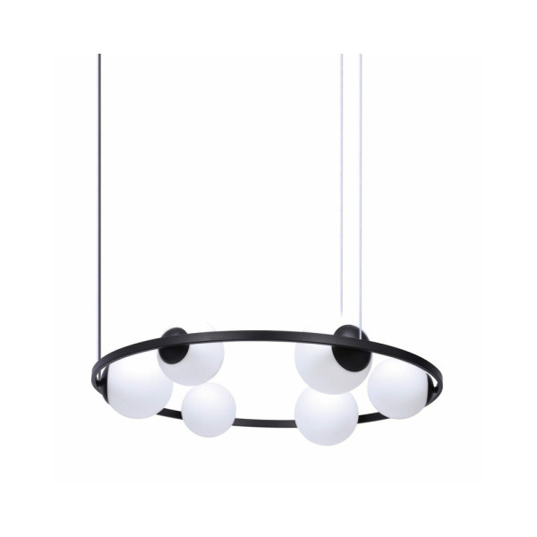 Люстра Zuma Line 5007 Orbit E27+E14 6x40W IP20 Чорна - фото №1