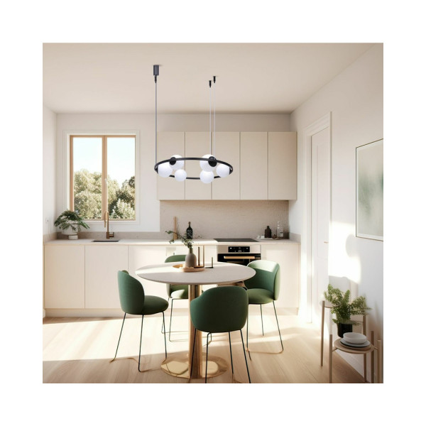 Люстра Zuma Line 5007 Orbit E27+E14 6x40W IP20 Чорна - фото №2