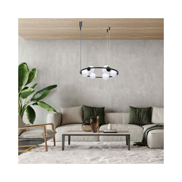 Люстра Zuma Line 5007 Orbit E27+E14 6x40W IP20 Чорна - фото №3