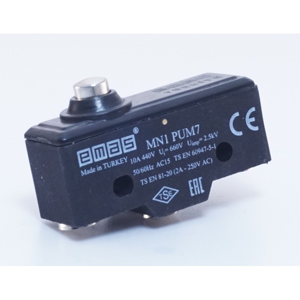 Кінцевий міні-вимикач під гвинт EMAS MN1PUM7 - фото №2