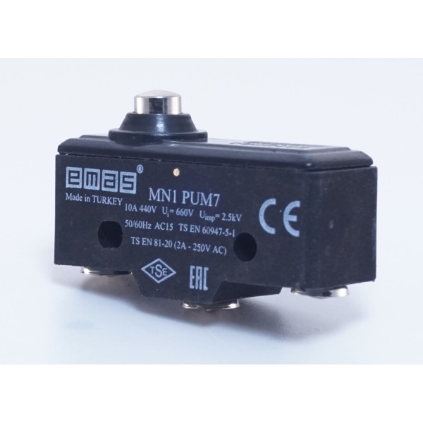 Кінцевий міні-вимикач під гвинт EMAS MN1PUM7 - фото №5