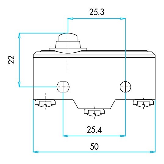 Кінцевий міні-вимикач під гвинт EMAS MN1PUM7 - фото №6