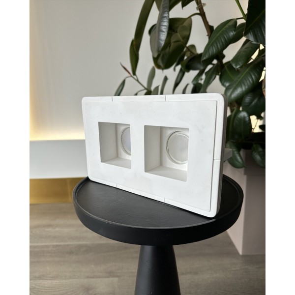 Точковий світильник Promin Double Classik L GU10/G5.3 2x10W IP20 Wh - фото №4