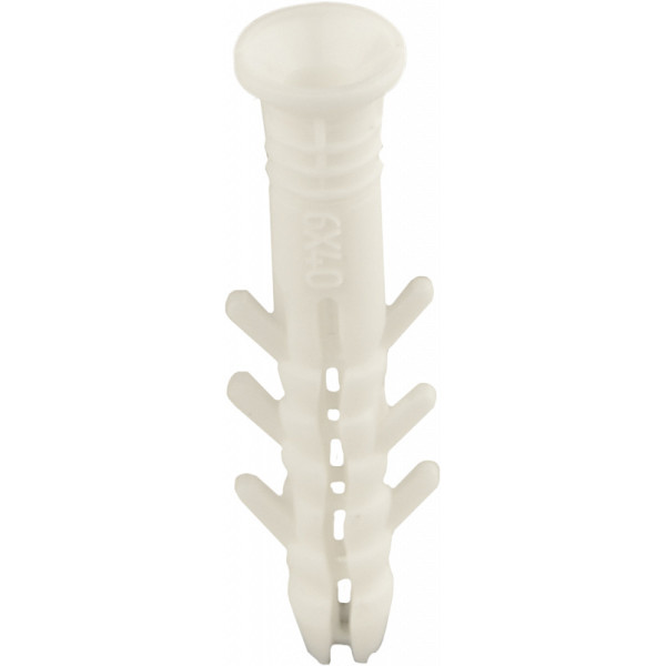 Дюбель швидкого монтажу Аско-Укрем 6х40 потай (100 шт) - фото №1