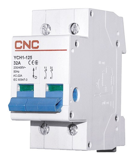 Модульный выключатель нагрузки CNC YCH1-125 2Р 32А (Б00030447)