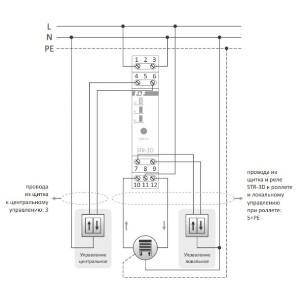 Беспроводное реле управления F&F STR-3D 100-265В AC/DC АC-1/АC-3 8А - фото №4