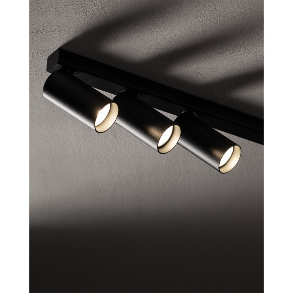 Светильник поворотный, спот Nowodvorski 10743 Fourty VII GU10 7x10W IP20 черный - фото №1