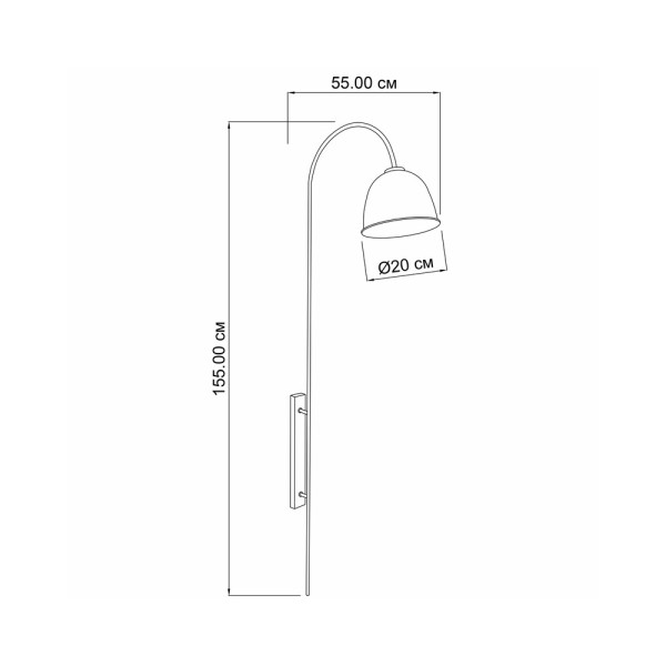 Бра, настенный светильник Imperium Light 324155.05.05 Baltimore - фото №1