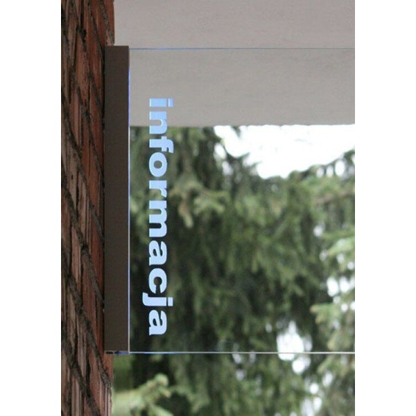 LED-профіль KLUS EX-ALU для торцевої підсвітки скла, 1 метр - фото №5