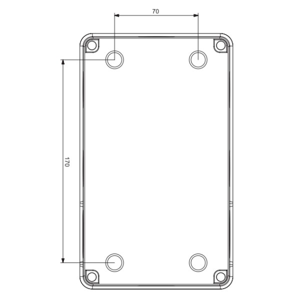 Монтажный набор ADAL PANO MD9201 4м и 1 силовая розетка 214x128x120мм IP54 - фото №3