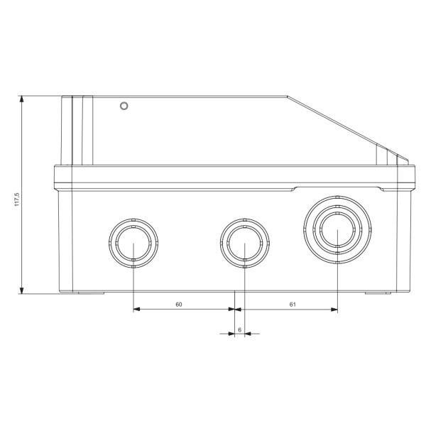 Монтажный набор ADAL PANO MD9201 4м и 1 силовая розетка 214x128x120мм IP54 - фото №4