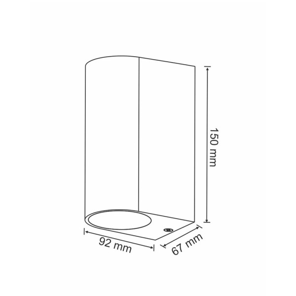Вуличний світильник Goldlux 303356 Boston GU10 2x10W IP44 BK - фото №3