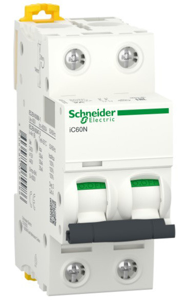 Автоматический выключатель Schneider Electric A9F73202 iC60N 2P 2A B