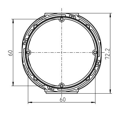 Подрозетник Spelsberg U 71 TD-44 (71х71х44мм) - фото №2