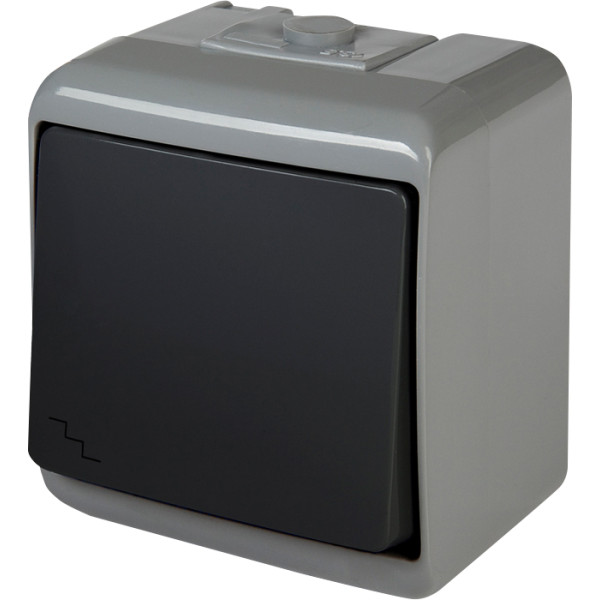 Вимикач прохідний Eti Hermetics VHE-3-SRG IP54 сіро-графітовий (4668098)