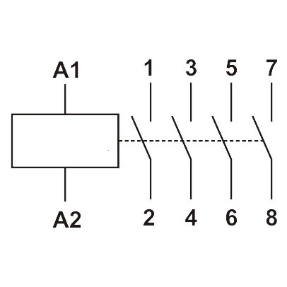 Магнитный пускатель Promfactor MCF3 16A 4NO 24В (MCF31640024) - фото №2