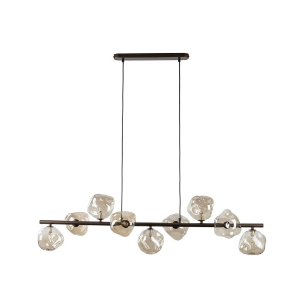 Подвесной светильник, люстра TK Lighting 11037 Lava G9 9x8W IP20 коричневый