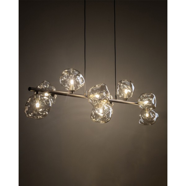 Подвесной светильник, люстра TK Lighting 11037 Lava G9 9x8W IP20 коричневый - фото №2