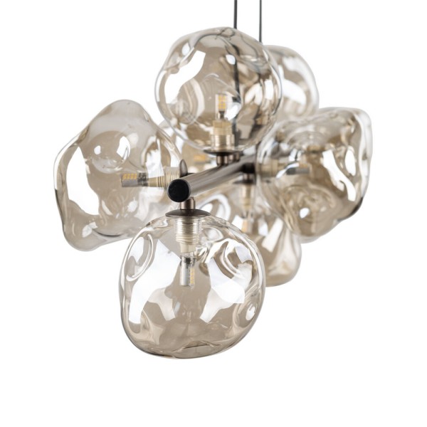 Подвесной светильник, люстра TK Lighting 11037 Lava G9 9x8W IP20 коричневый - фото №3