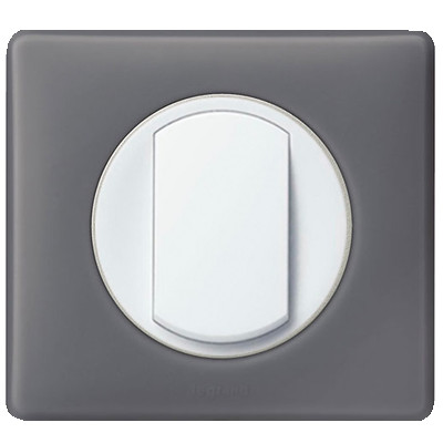 Рамка одноместная Legrand Celiane грей перкаль - фото №1