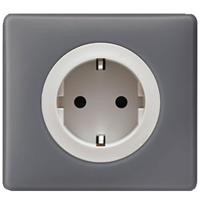 Рамка одноместная Legrand Celiane грей перкаль - фото №2