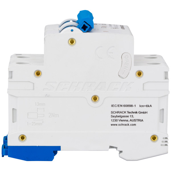 Автоматичний вимикач Schrack BM017604 10кА 4А 1P+N C - фото №4
