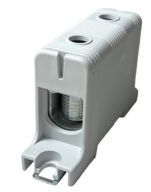 Клема Promfactor FT 1Р Cu:16-95мм²/ Al:16-95мм² сіра FT1095F