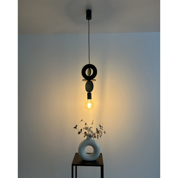 Подвесной светильник, люстра Nowodvorski 11177 Drops Wood E E27 1x25W IP20 черный - фото №4