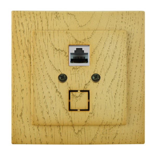 Розетка Nilson Touran клен комп'ютерна CAT5e RJ45 ( 24281044 )