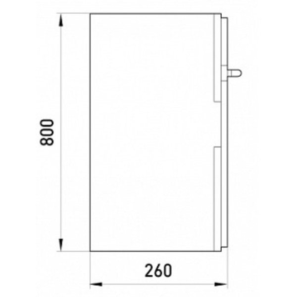 Бокс ударопрочный Enext e.plbox.600.800.260.blank - фото №6