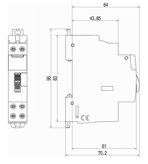 412408 (230В/16А 1НО), Legrand импульсное реле - фото №1