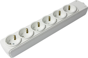 Шестимісна колодка E.Next etes.6.z із заземленням (s042104)