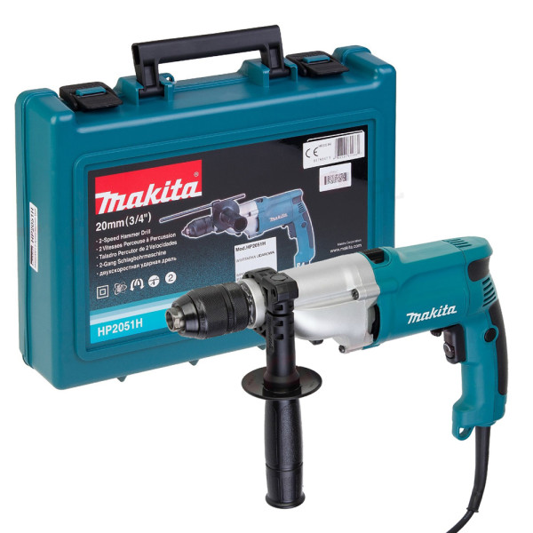 Дрель ударная Makita HP2051H 720Вт - фото №11