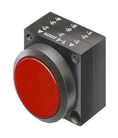 Красная пружинная кнопка Schrack MST12000