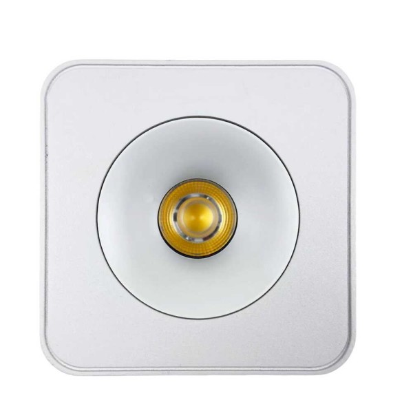 Cветильник точечный накладной SIDNEY-S 10W 4000K IP20 квадрат белый Violux ( 330441 ) - фото №1