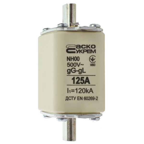 Запобіжник Аско-Укрем NH00 125A gG (A0050010016) - фото №3